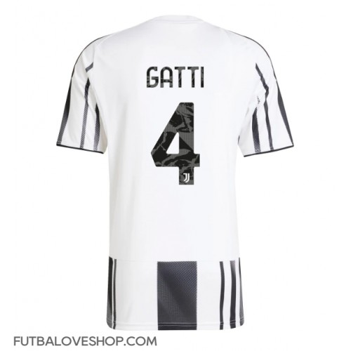 Dres Juventus Federico Gatti #4 Domáci 2025-26 Krátky Rukáv